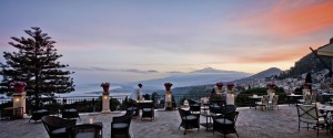 La terrazza del Grand Hotel Timeo, Taormina