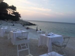 Tavolini sul mare